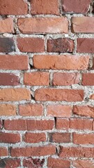 Obraz premium red brick wall background
