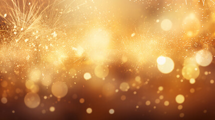 Abstract gold glitter background
