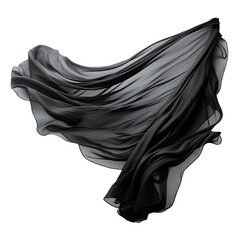 Naklejka premium Flying Fabric Digital Overlays Transparent Background Maternity