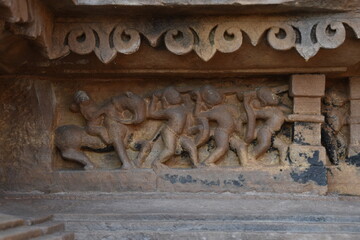 This is photo of Dulhadev temple at Khajuraho in India.
