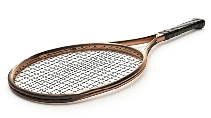 a tennis racket isolated on white background