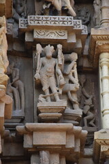 This is photo of Dulhadev temple at Khajuraho in India.