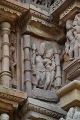 This is photo of Dulhadev temple at Khajuraho in India.