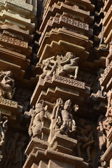 This is photo of Dulhadev temple at Khajuraho in India.