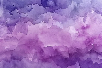 Fotobehang Lavender watercolor abstract background texture  Lavender © darshika