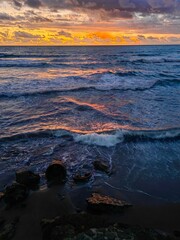 Closeup sea sand beach. Panoramic beach landscape. Inspire tropical beach seascape horizon