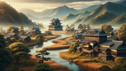 江戸の下町の風景