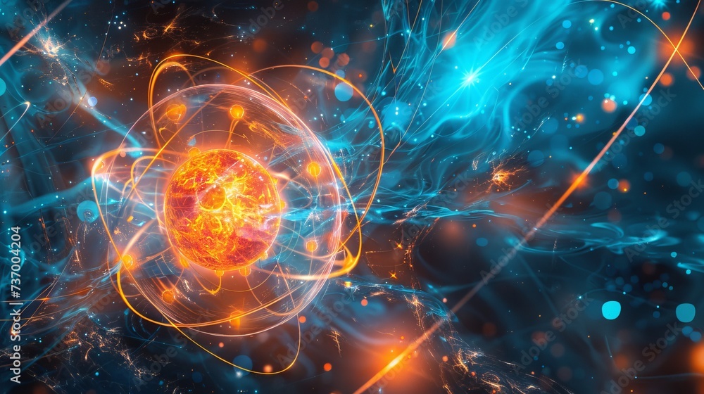 Poster subatomic particle physics study