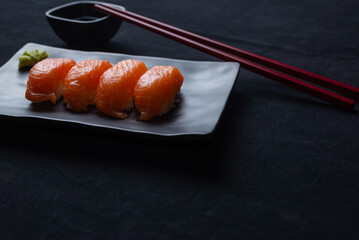 Salmon Nigiri Sushi