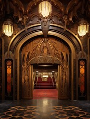 Luxurious Art Deco Theaters: Rustic Grand Entrance D�cor at Its Finest
