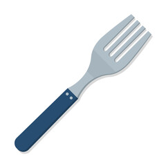 Kitchen utensil fork cartoon illustration