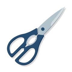 Kitchen utensil food scissors cartoon illustration