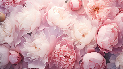 Peonies abstract summer background