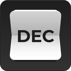 Vector simple icon calendar, month of the year, collection of calendar symbols.
