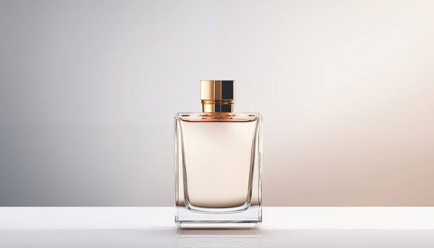 perfume bottle isolated on white
