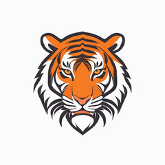 Tiger logo on a white background