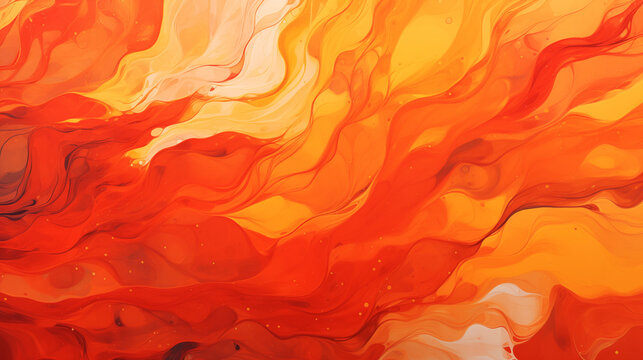 fire color marble illustration background
