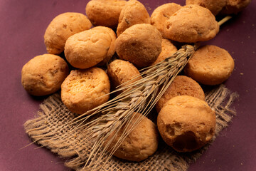 Crunchy Rusk or Toast for healthy life with wheat for breakfast.