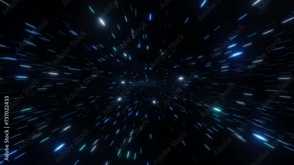 Canvas Prints travelling through space