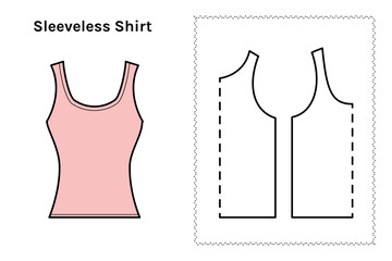 Sleeveless shirt sweater for men and women pattern