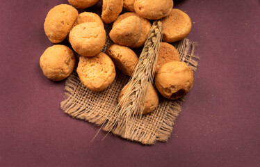 Crunchy Rusk or Toast for healthy life with wheat for breakfast.