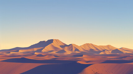 Fototapeta na wymiar beautiful desert landscape 