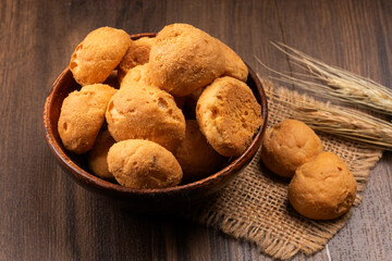 Crunchy Rusk or Toast for healthy life with wheat for breakfast.