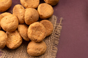 Crunchy Rusk or Toast for healthy life with wheat for breakfast.
