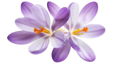 Crocus close-up. Generative AI