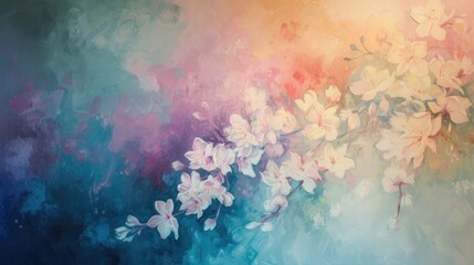 Obraz na płótnie Canvas Floral beauty. Generative AI