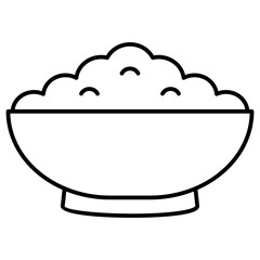 rice bowl icon