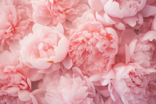 Crisantemos rosados de cerca.