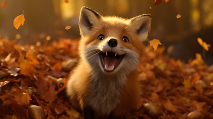 A cute fox