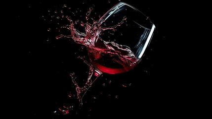 Pouring wine. Generative AI