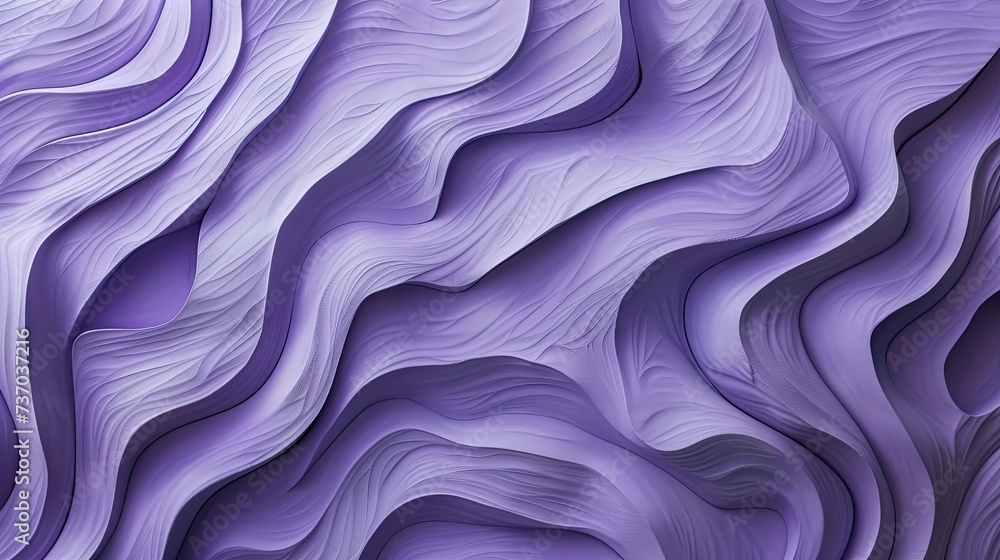 Wall mural Purple fabric texture. Generative AI