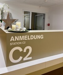 Patient registration place from a desutche klinic ibbenbüeren