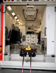 inside a German Ambulance, 