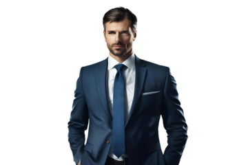 PNG. Trasparente. Ritratto di uomo d'affari. Manager. Dirigente, businessman in  primo piano, sfondo trasparente