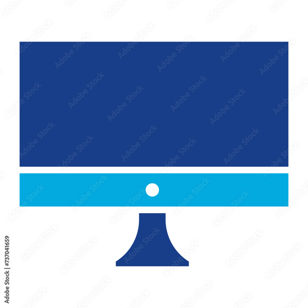 Aufkleber monitor icon vector image. can be used for electric circuits.