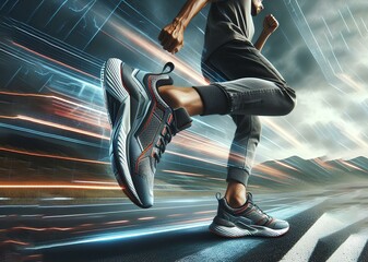 Sports shoes, jogging shoes 