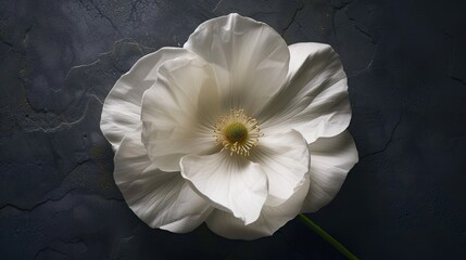 White astrose flower. Generative AI