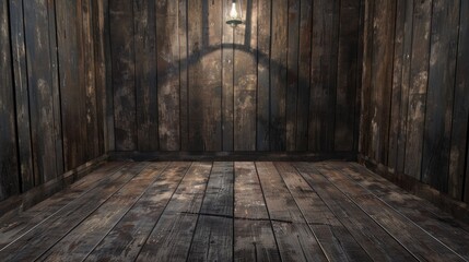 Wooden wall texture. Generative AI