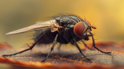 Zambian housefly. Generative AI