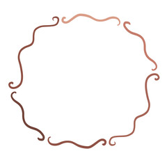 Floral frame. Border