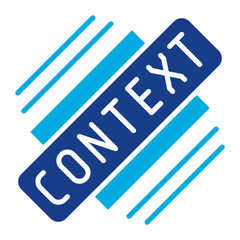 Context icon vector image. Can be used for Journalism.