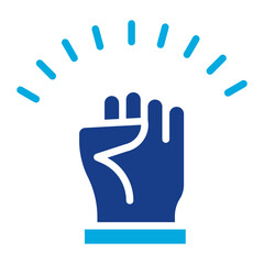 Fototapeta premium Empowerment icon vector image. Can be used for Leadership.