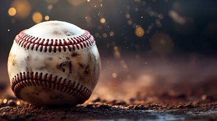 Fototapeta na wymiar Baseball theme wallpaper background