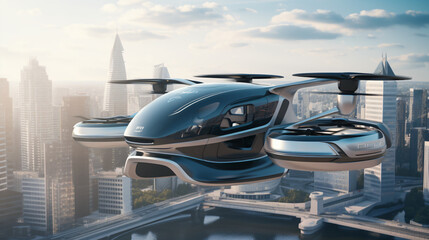 Future of urban air mobility city