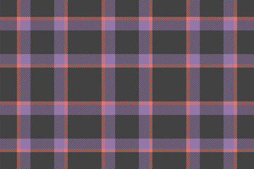 Plaid background, check seamless pattern. Vector fabric texture for textile print, wrapping paper, gift card or wallpaper.