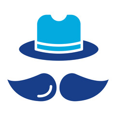 Hat icon vector image. Can be used for Fathers Day.